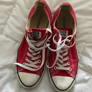 Red converse
